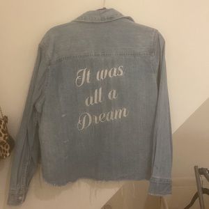 IT WAS ALL A DREAM PISTOLA DENIM JACKET